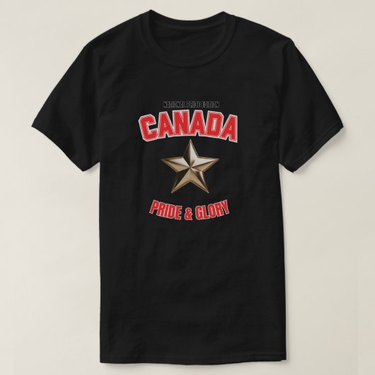 Canada National Pride Edition Donkere T-Shirt (Design voorkant)