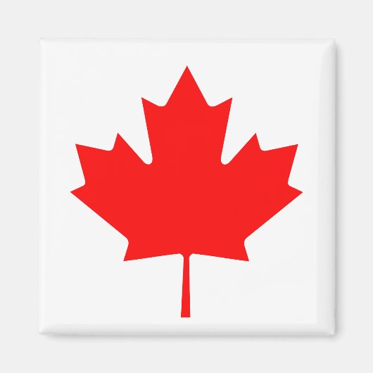 Canada Nationale Wereldvlag Magneet (Voorkant)