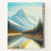 Canada Natuur Landschap - Verbluffende bergkunst Notitieboek (Achterkant)