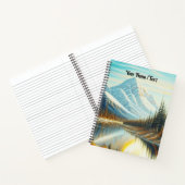 Canada Natuur Landschap - Verbluffende bergkunst Notitieboek (Binnen)