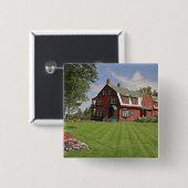 Canada, New Brunswick, Campobello Island. Vierkante Button 5,1 Cm (Voorkant /achterkant)