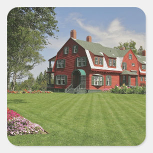 Canada, New Brunswick, Campobello Island. Vierkante Sticker