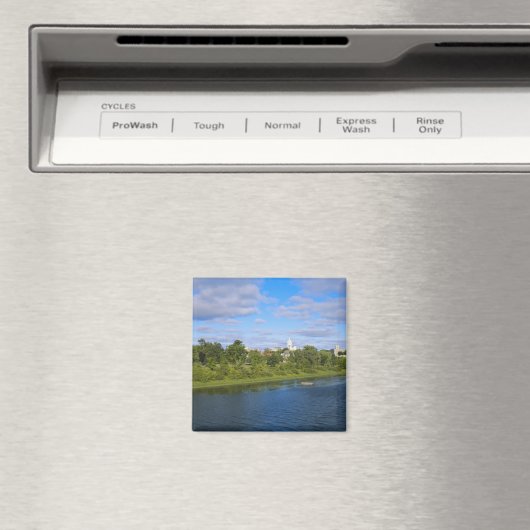 Canada, New Brunswick, Fredericton, City uitzicht Magneet (Insitu (Vaatwasser))