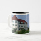 Canada, New Brunswick, St Andrews. Fairmont Tweekleurige Koffiemok (Voorkant links)