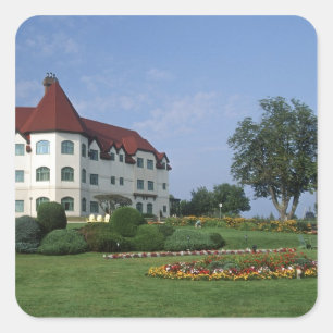 Canada, New Brunswick, St Andrews. Fairmont Vierkante Sticker