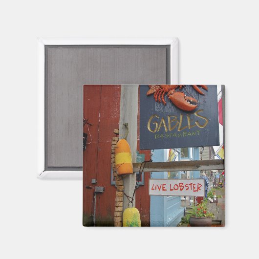 Canada, New Brunswick, St Andrews. Kleurrijk Magneet (Voorkant / Achterkant)