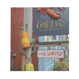 Canada, New Brunswick, St Andrews. Kleurrijk Notitieblok