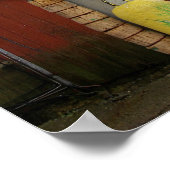 Canada, New Brunswick, St Andrews. Kleurrijk Poster (Hoek)