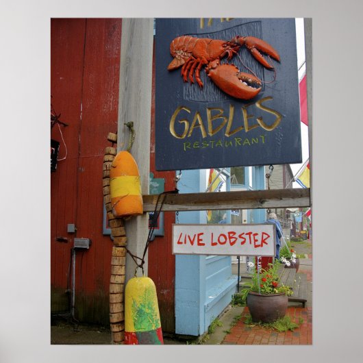 Canada, New Brunswick, St Andrews. Kleurrijk Poster (Voorkant)