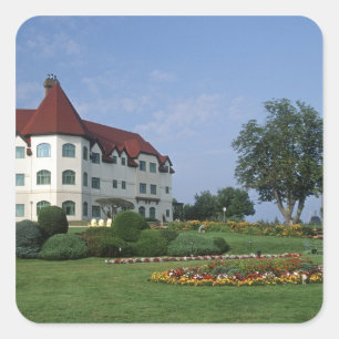 Canada, New Brunswick, St Andrews. The Fairmont Vierkante Sticker
