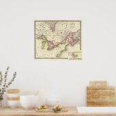 Canada, New Brusnwick en Nova Scotia Poster (Keuken)