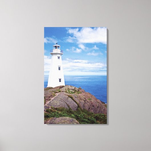 Canada, Newfoundland, Cape Spear Nationaal Canvas Afdruk (Voorkant)