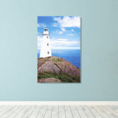 Canada, Newfoundland, Cape Spear Nationaal Canvas Afdruk (Insitu (Houten vloer))