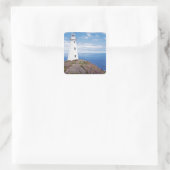 Canada, Newfoundland, Cape Spear Nationaal Vierkante Sticker (Tas)