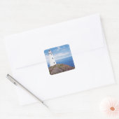 Canada, Newfoundland, Cape Spear Nationaal Vierkante Sticker (Envelop)