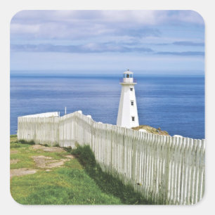 Canada, Newfoundland, Cape Spear National 2 Vierkante Sticker
