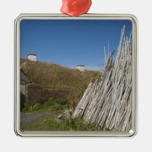 Canada, Newfoundland en Labrador, L'Anse Aux 2 Metalen Ornament