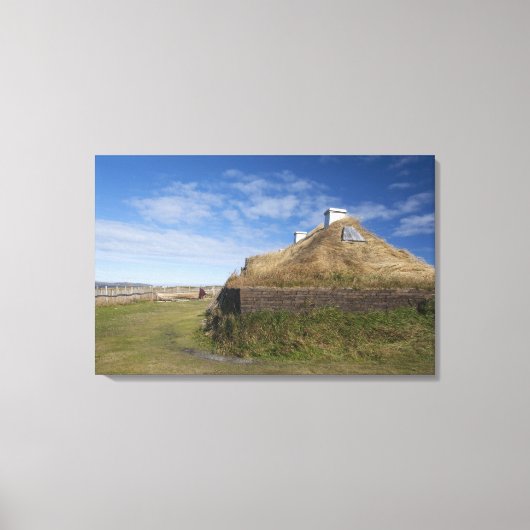 Canada, Newfoundland en Labrador, L'Anse Aux 4 Canvas Afdruk (Voorkant)