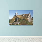 Canada, Newfoundland en Labrador, L'Anse Aux Canvas Afdruk (Insitu (Houten vloer))