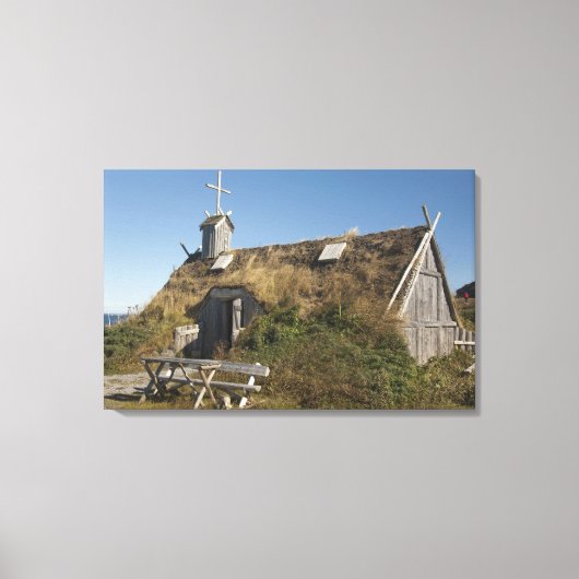 Canada, Newfoundland en Labrador, L'Anse Aux Canvas Afdruk (Voorkant)