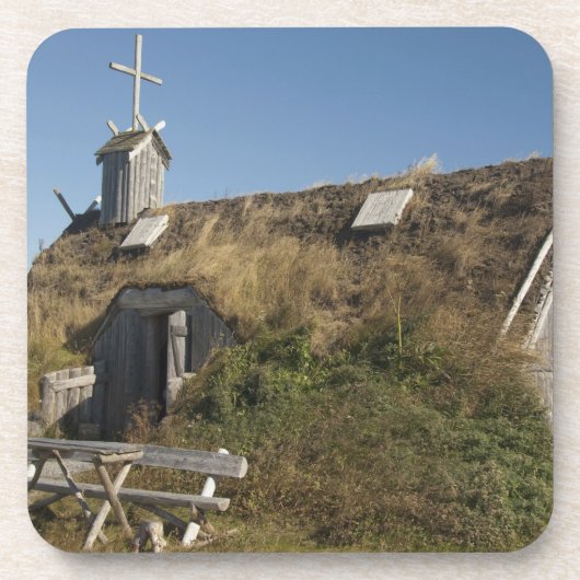 Canada, Newfoundland en Labrador, L'Anse Aux Drankjes Onderzetter (Voorkant)