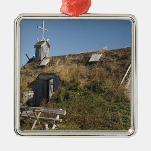 Canada, Newfoundland en Labrador, L'Anse Aux Metalen Ornament (Voorkant)