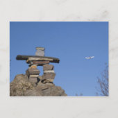 Canada, Newfoundland, St. John. Inukshuk (tot Briefkaart (Voorkant)