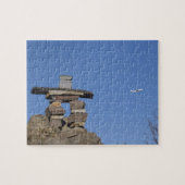 Canada, Newfoundland, St. John's. Inukshuk (tot Legpuzzel (Horizontaal)