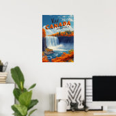 Canada Niagara Falls Travel Poster (Thuiskantoor)