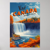 Canada Niagara Falls Travel Poster (Voorkant)