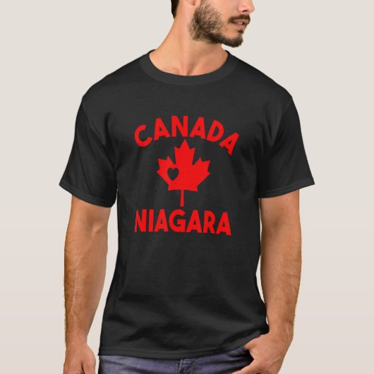 Canada Niagara Ontario T-shirt (Voorkant)