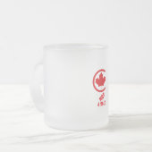 Canada niet te koop matglas koffiemok (Voorkant links)