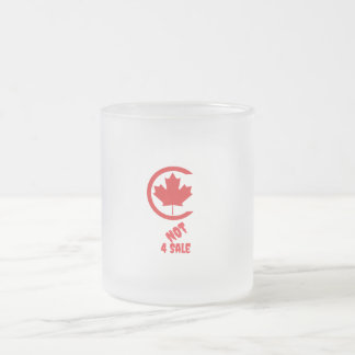 Canada niet te koop matglas koffiemok