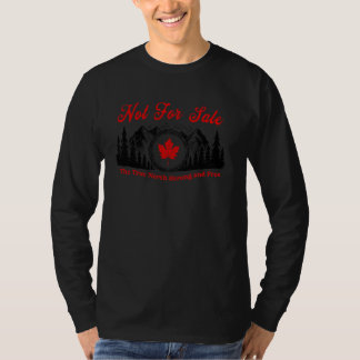 Canada niet te koop t-shirt