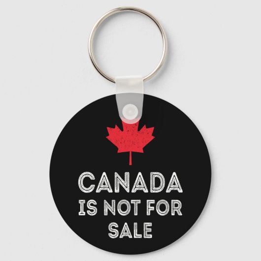 Canada niet te koop - Trots en patriottisch Sleutelhanger (Voorkant)
