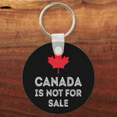 Canada niet te koop - Trots en patriottisch Sleutelhanger (Voorkant)