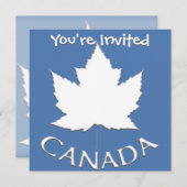 Canada nodigt Canada RSVP-kaarten aan Kaart (Voorkant / Achterkant)