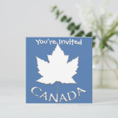 Canada nodigt Canada RSVP-kaarten aan Kaart (Staand voorkant)