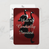 Canada nodigt Canada uit om Canada Goose RSVP aan  Kaart (Voorkant / Achterkant)