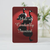 Canada nodigt Canada uit om Canada Goose RSVP aan  Kaart (Staand voorkant)