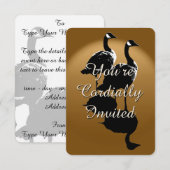 Canada nodigt Canada uit om Canada Goose RSVP aan  Kaart (Voorkant / Achterkant)