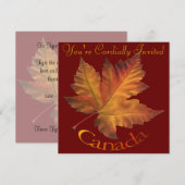 Canada nodigt geïndividualiseerde Maple Leaf CN RS Kaart (Voorkant / Achterkant)