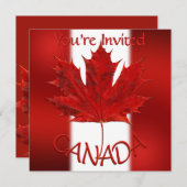 Canada nodigt geïndividualiseerde Maple Leaf CN RS Kaart (Voorkant / Achterkant)