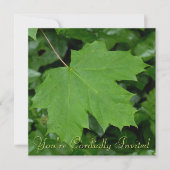 Canada nodigt geïndividualiseerde Maple Leaf CN RS Kaart (Voorkant)