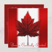 Canada nodigt geïndividualiseerde Maple Leaf CN RS Kaart (Voorkant / Achterkant)