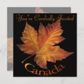 Canada nodigt geïndividualiseerde Maple Leaf CN RS Kaart (Voorkant / Achterkant)