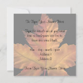 Canada nodigt geïndividualiseerde Maple Leaf CN RS Kaart (Achterkant)