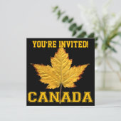 Canada nodigt u uit Varsity Canada RSVP aan te pas Kaart (Staand voorkant)