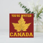 Canada nodigt u uit Varsity Canada RSVP aan te pas Kaart (Staand voorkant)