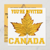 Canada nodigt u uit Varsity Canada RSVP aan te pas Kaart (Voorkant / Achterkant)